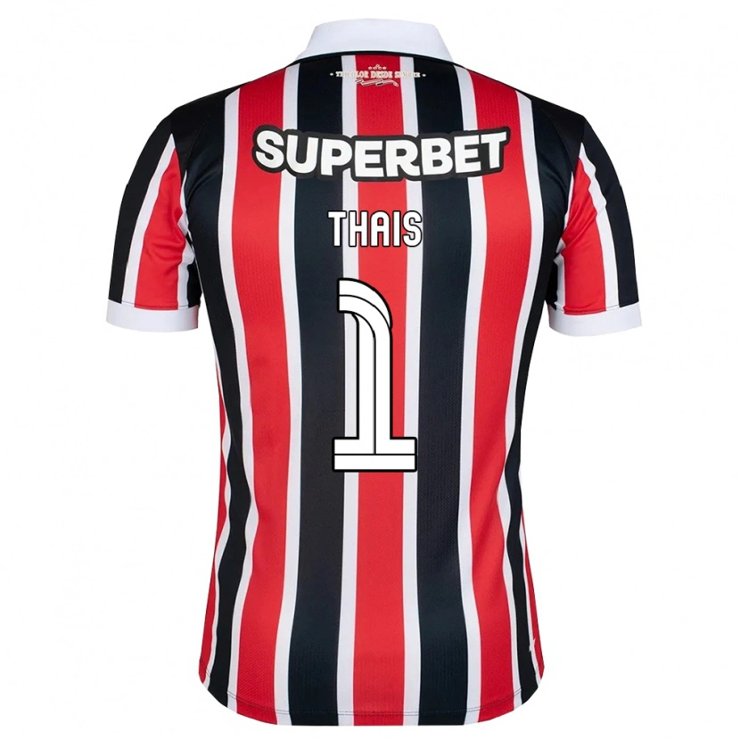 Danxen Hombre Camiseta Thais #1 Rojo Blanco Negro 2ª Equipación 2026/27 La Camisa