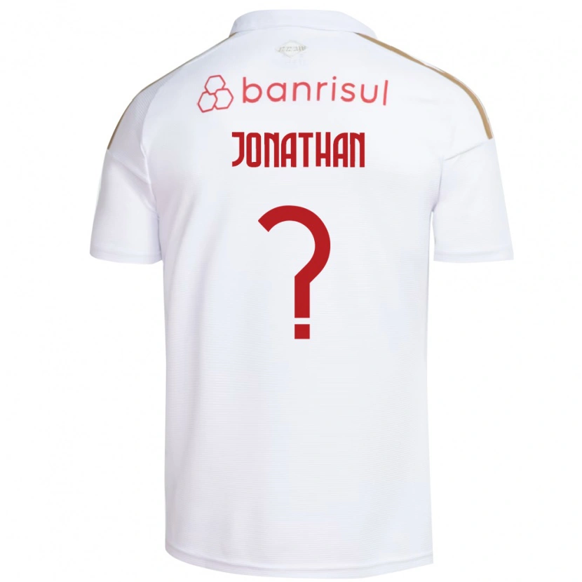 Danxen Hombre Camiseta Jonathan #0 Blanco Rojo 2ª Equipación 2026/27 La Camisa