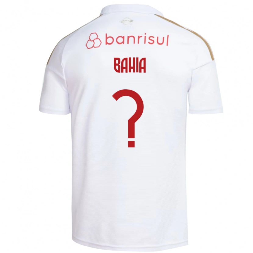 Danxen Hombre Camiseta Guilherme Bahia #0 Blanco Rojo 2ª Equipación 2026/27 La Camisa
