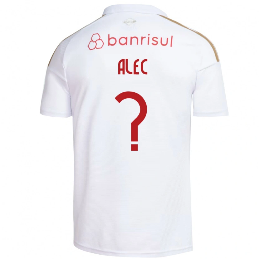 Danxen Hombre Camiseta Alec #0 Blanco Rojo 2ª Equipación 2026/27 La Camisa