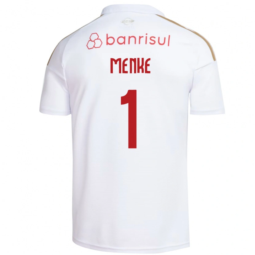 Danxen Hombre Camiseta Henrique Menke #1 Blanco Rojo 2ª Equipación 2026/27 La Camisa