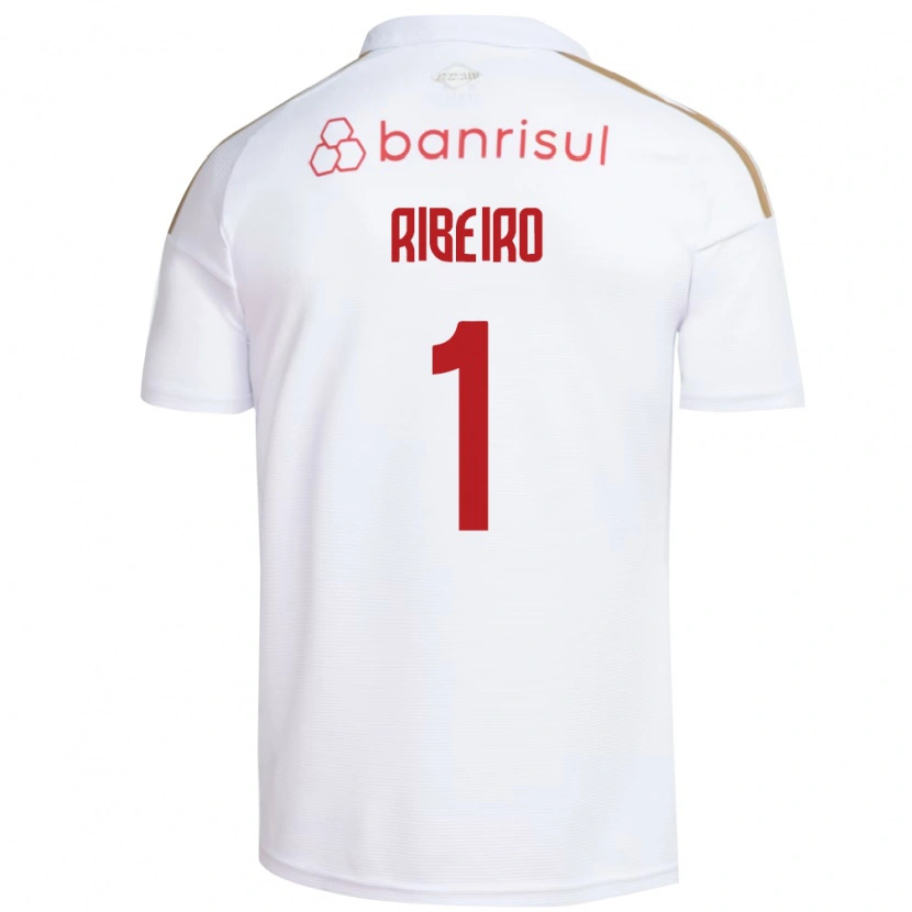 Danxen Hombre Camiseta Mari Ribeiro #1 Blanco Rojo 2ª Equipación 2026/27 La Camisa