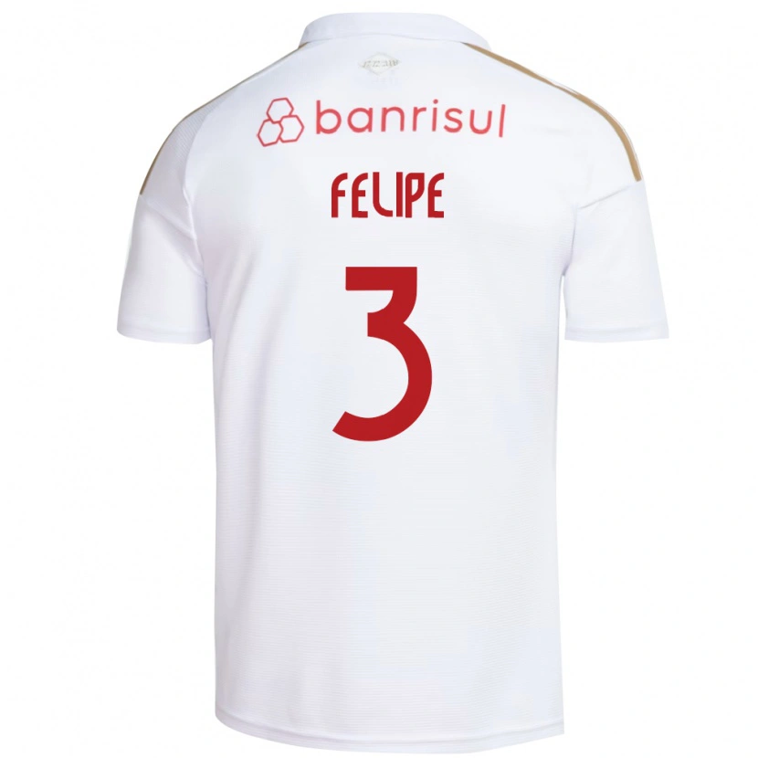 Danxen Hombre Camiseta Gabriel Lara #3 Blanco Rojo 2ª Equipación 2026/27 La Camisa