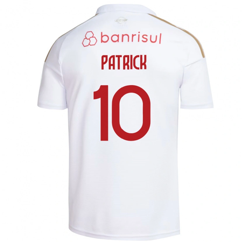 Danxen Hombre Camiseta Alan Patrick #10 Blanco Rojo 2ª Equipación 2026/27 La Camisa