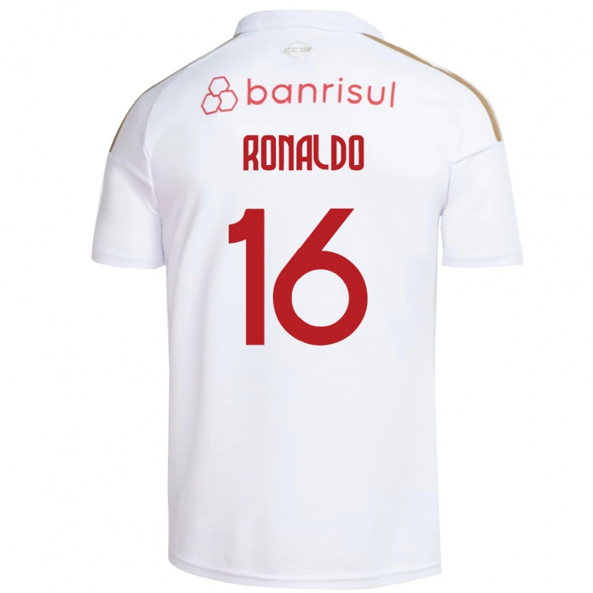 Danxen Hombre Camiseta Ronaldo Da Silva Souza #16 Blanco Rojo 2ª Equipación 2026/27 La Camisa