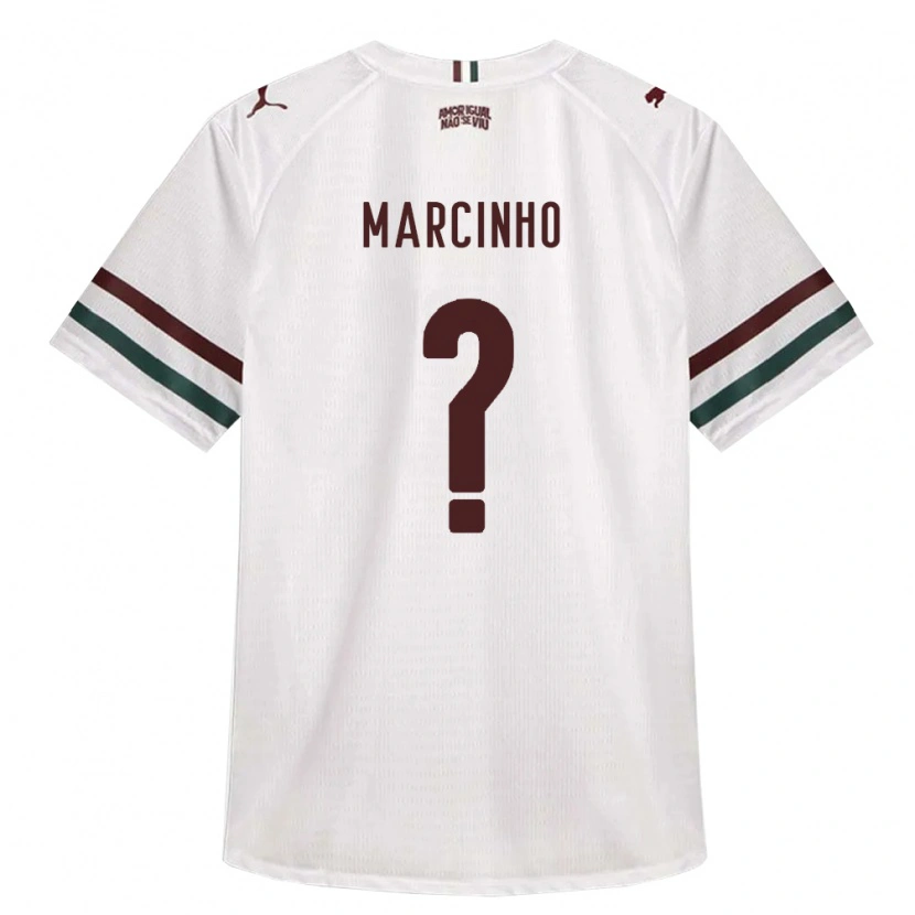 Danxen Hombre Camiseta Márcio Marques Santana #0 Blanco Verde Borgoña 2ª Equipación 2026/27 La Camisa