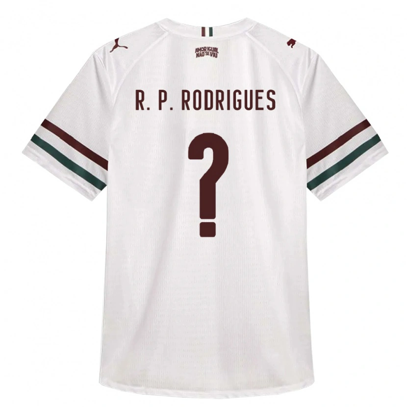 Danxen Hombre Camiseta Ronald Pinheiro Rodrigues #0 Blanco Verde Borgoña 2ª Equipación 2026/27 La Camisa