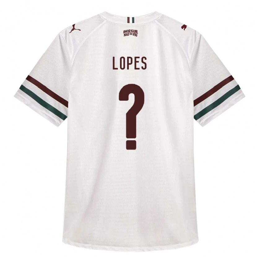 Danxen Hombre Camiseta Italo Lopes #0 Blanco Verde Borgoña 2ª Equipación 2026/27 La Camisa