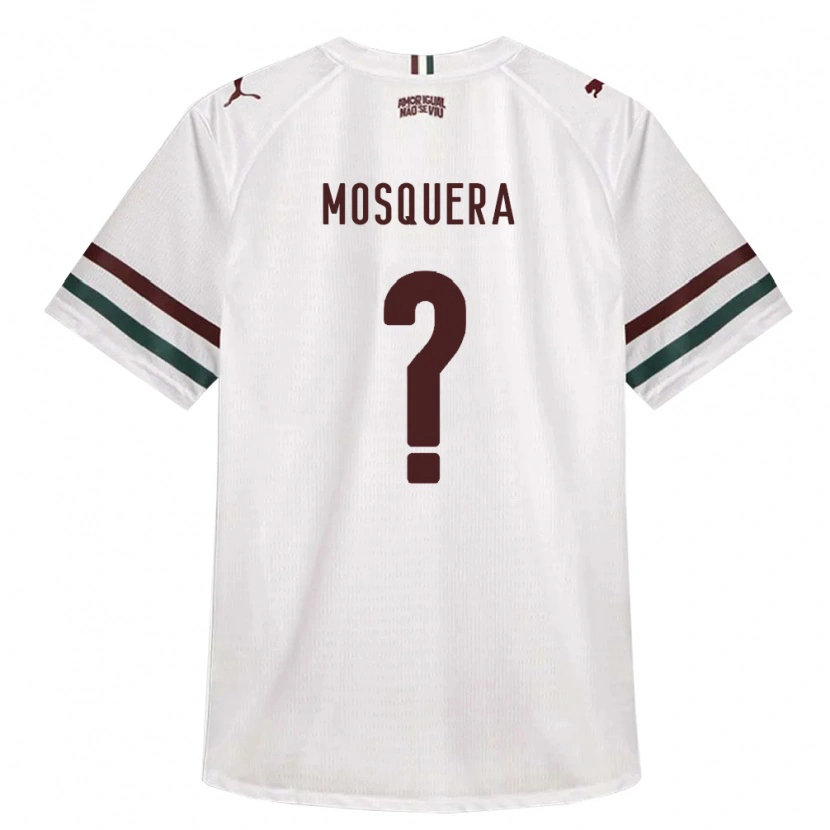 Danxen Hombre Camiseta Yuleiver Mosquera #0 Blanco Verde Borgoña 2ª Equipación 2026/27 La Camisa