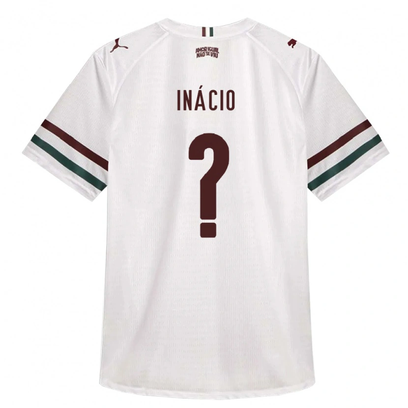 Danxen Hombre Camiseta João Inácio #0 Blanco Verde Borgoña 2ª Equipación 2026/27 La Camisa