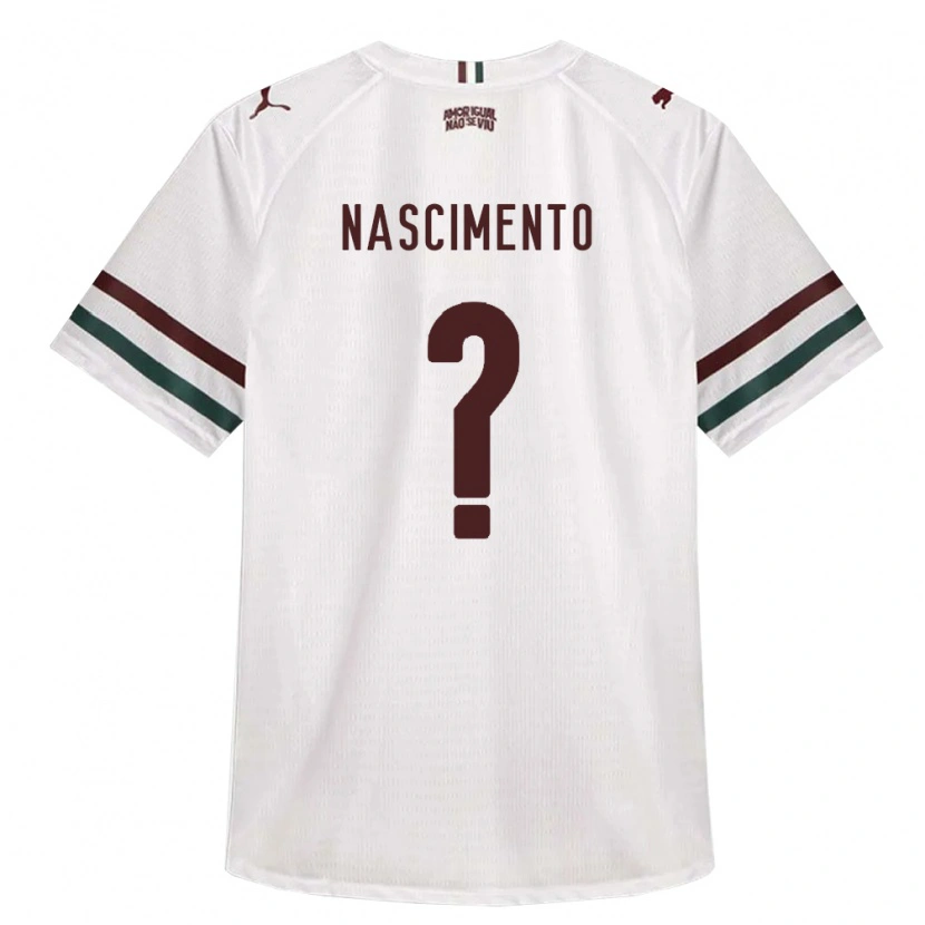 Danxen Hombre Camiseta Hiago Nascimento #0 Blanco Verde Borgoña 2ª Equipación 2026/27 La Camisa