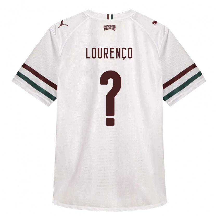 Danxen Hombre Camiseta João Lourenço #0 Blanco Verde Borgoña 2ª Equipación 2026/27 La Camisa