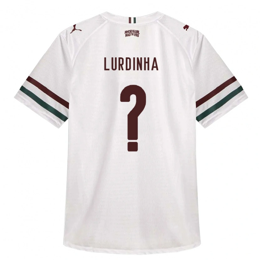 Danxen Hombre Camiseta Lurdinha #0 Blanco Verde Borgoña 2ª Equipación 2026/27 La Camisa