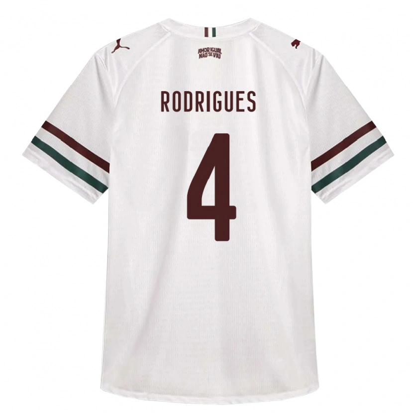 Danxen Hombre Camiseta Nath Rodrigues #4 Blanco Verde Borgoña 2ª Equipación 2026/27 La Camisa