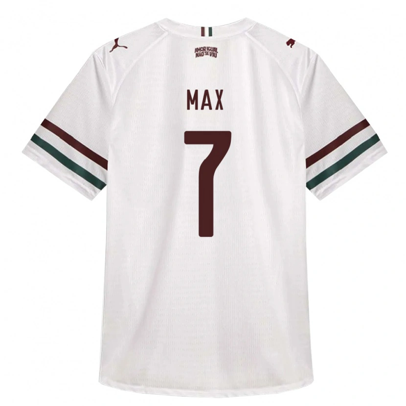 Danxen Hombre Camiseta Reny Max #7 Blanco Verde Borgoña 2ª Equipación 2026/27 La Camisa