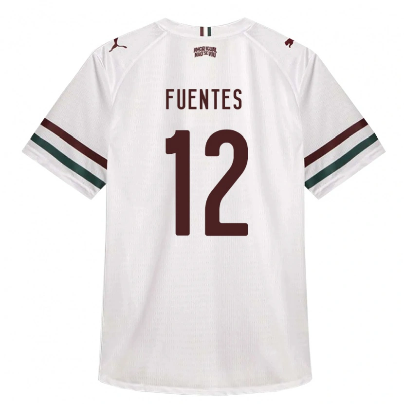 Danxen Hombre Camiseta Gabriel Fuentes #12 Blanco Verde Borgoña 2ª Equipación 2026/27 La Camisa