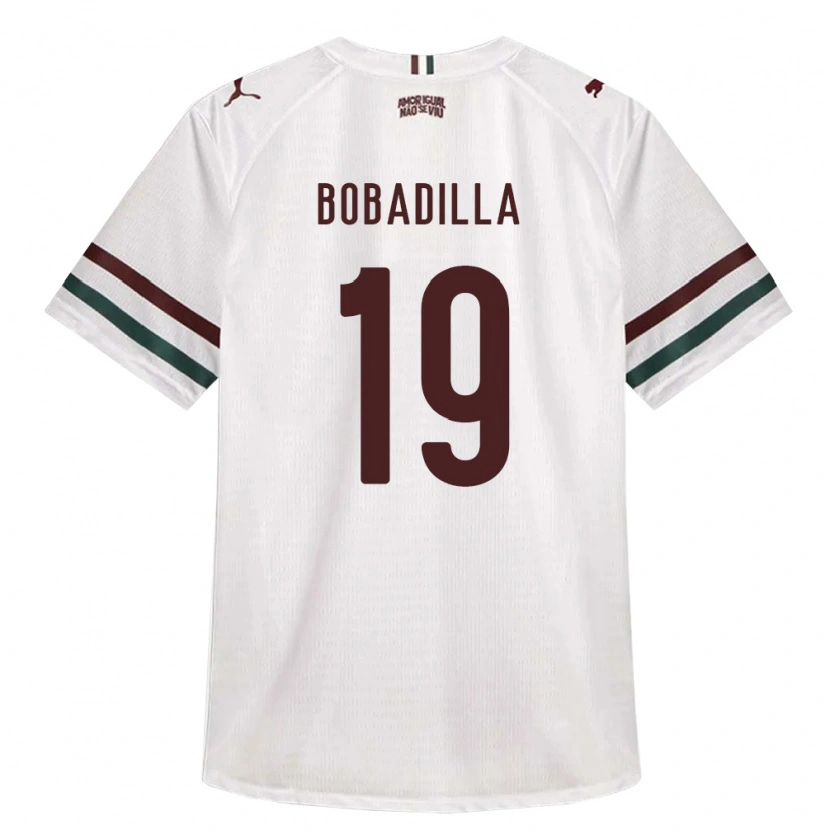 Danxen Hombre Camiseta Raul Bobadilla #19 Blanco Verde Borgoña 2ª Equipación 2026/27 La Camisa