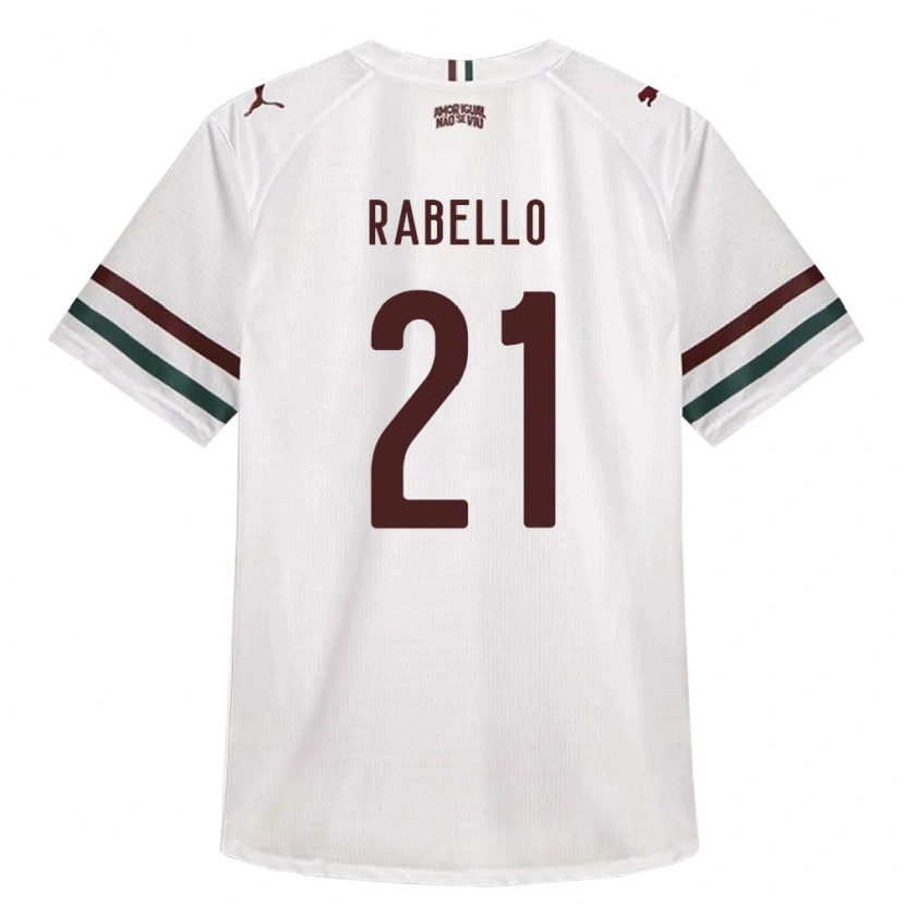 Danxen Hombre Camiseta Igor Rabello #21 Blanco Verde Borgoña 2ª Equipación 2026/27 La Camisa
