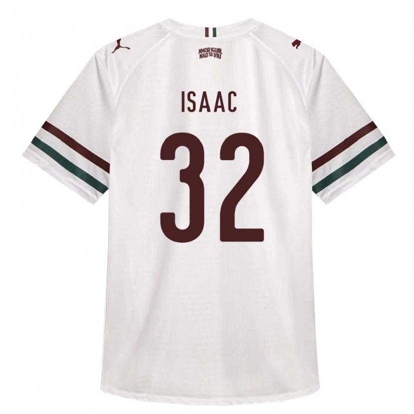Danxen Hombre Camiseta Isaac #32 Blanco Verde Borgoña 2ª Equipación 2026/27 La Camisa
