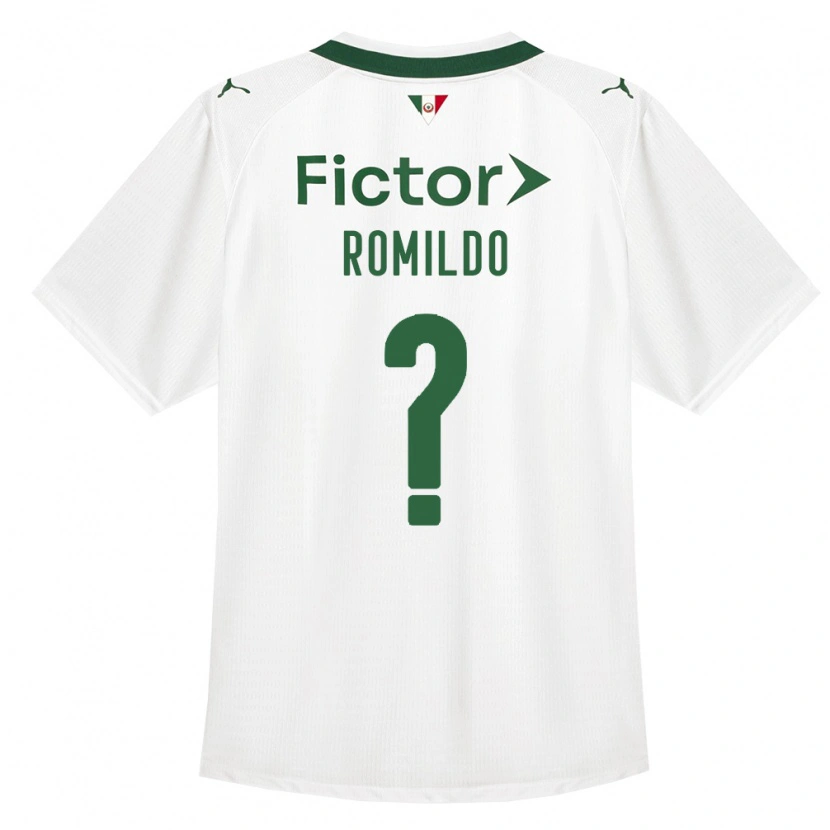 Danxen Hombre Camiseta Romildo Ruan Lopes Barros #0 Verde Blanco 2ª Equipación 2026/27 La Camisa