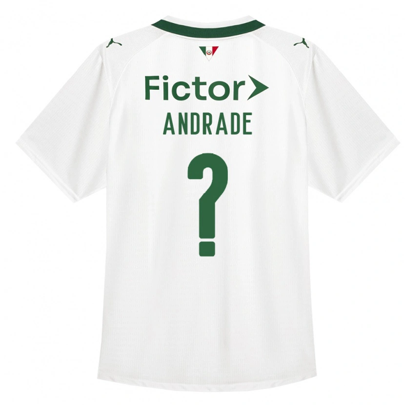 Danxen Hombre Camiseta Deivid Andrade #0 Verde Blanco 2ª Equipación 2026/27 La Camisa