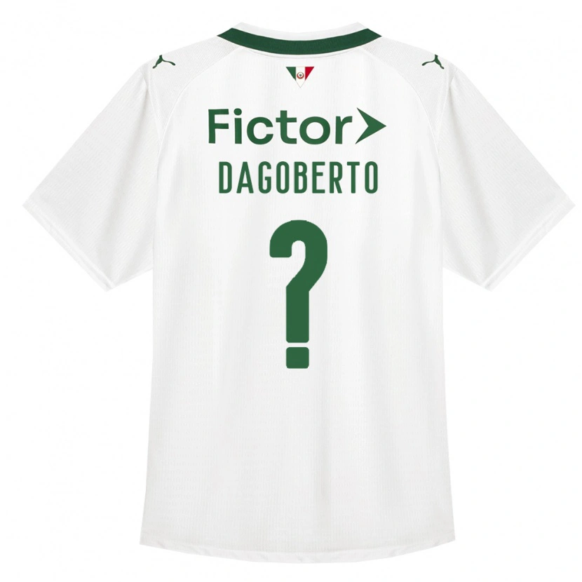 Danxen Hombre Camiseta Dagoberto #0 Verde Blanco 2ª Equipación 2026/27 La Camisa