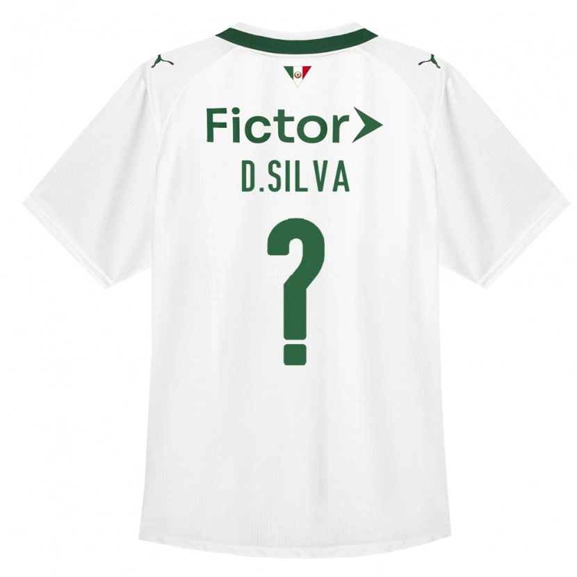 Danxen Hombre Camiseta Daniel Silva #0 Verde Blanco 2ª Equipación 2026/27 La Camisa
