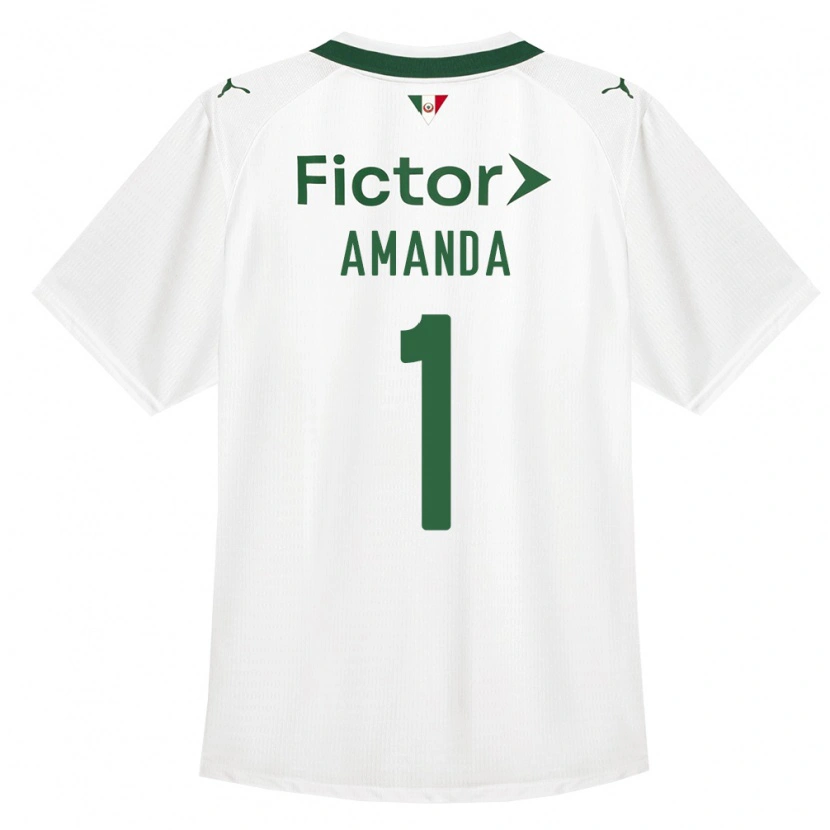Danxen Hombre Camiseta Amanda #1 Verde Blanco 2ª Equipación 2026/27 La Camisa