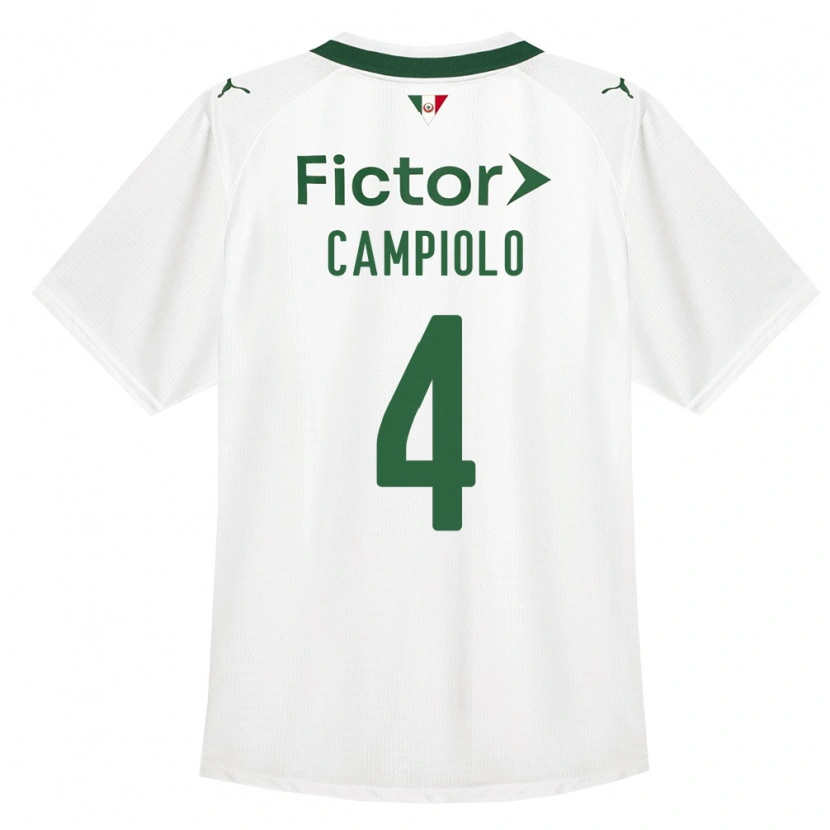 Danxen Hombre Camiseta Giovanna Campiolo #4 Verde Blanco 2ª Equipación 2026/27 La Camisa