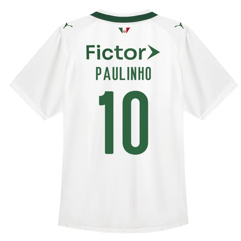 Danxen Hombre Camiseta Paulinho #10 Verde Blanco 2ª Equipación 2026/27 La Camisa