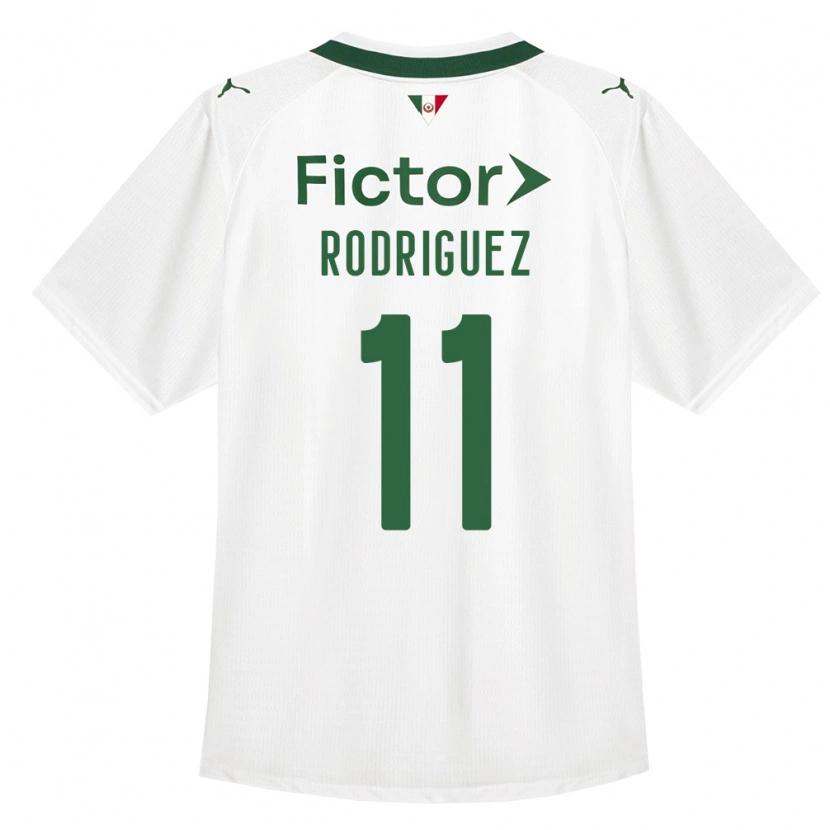 Danxen Hombre Camiseta Yamila Rodriguez #11 Verde Blanco 2ª Equipación 2026/27 La Camisa