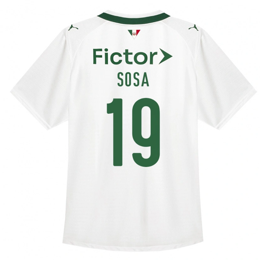 Danxen Hombre Camiseta Ramón Sosa #19 Verde Blanco 2ª Equipación 2026/27 La Camisa
