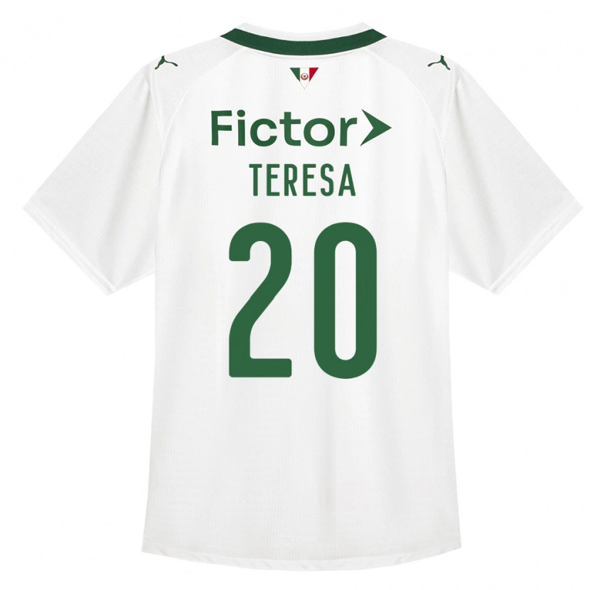 Danxen Hombre Camiseta Felipe Teresa #20 Verde Blanco 2ª Equipación 2026/27 La Camisa