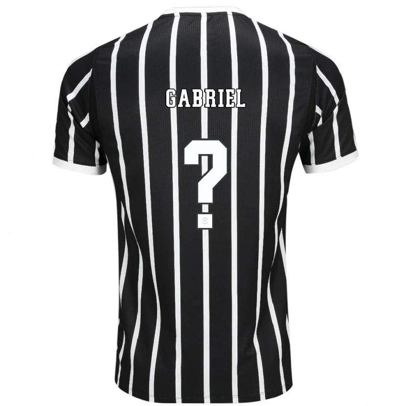 Danxen Hombre Camiseta Gabriel #0 Negro Blanco Rojo 2ª Equipación 2026/27 La Camisa