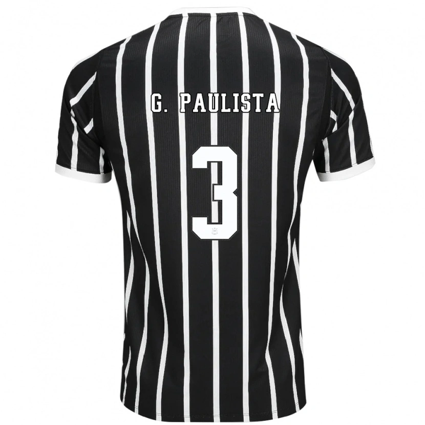Danxen Hombre Camiseta Gabriel Paulista #3 Negro Blanco Rojo 2ª Equipación 2026/27 La Camisa