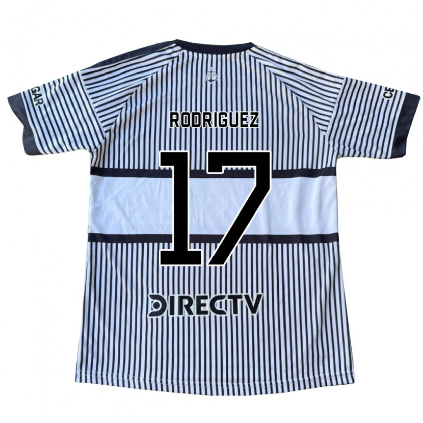 Danxen Hombre Camiseta Fanny Rodriguez #17 Blanco Negro Amarillo 2ª Equipación 2026/27 La Camisa