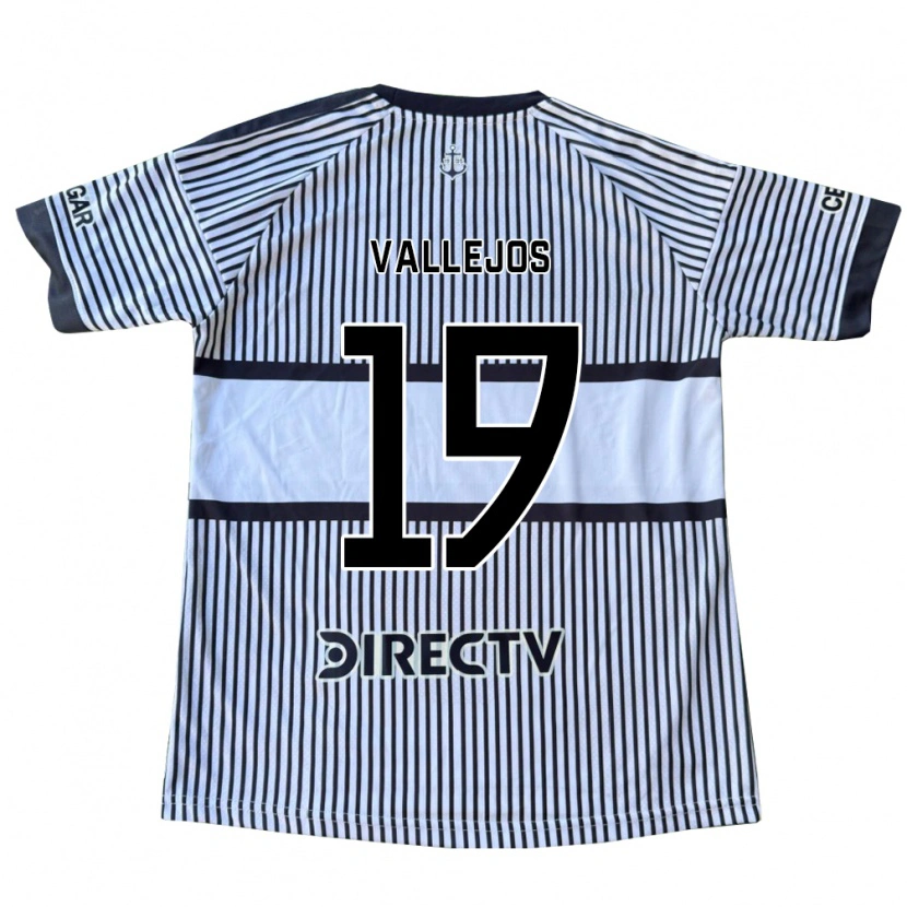 Danxen Hombre Camiseta Fabiana Vallejos #19 Blanco Negro Amarillo 2ª Equipación 2026/27 La Camisa