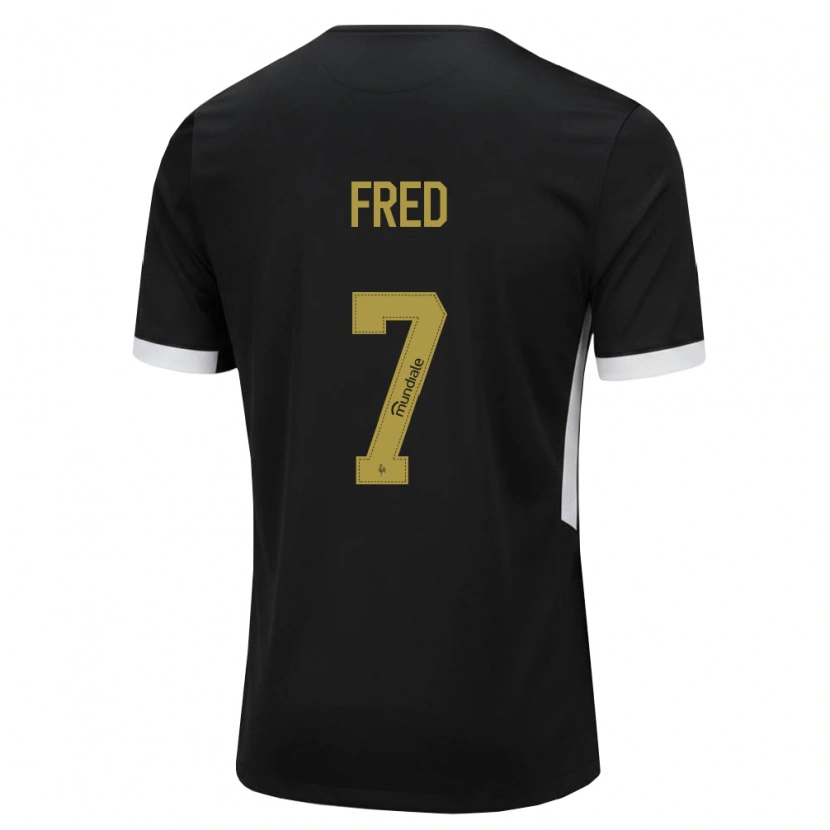 Danxen Hombre Camiseta Frederico Rodrigues De Paula Santos #7 Blanco Negro Amarillo 1ª Equipación 2026/27 La Camisa