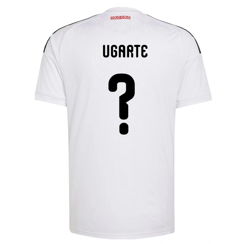 Danxen Mujer Camiseta Pablo Ugarte #0 Blanco Negro 1ª Equipación 2026/27 La Camisa