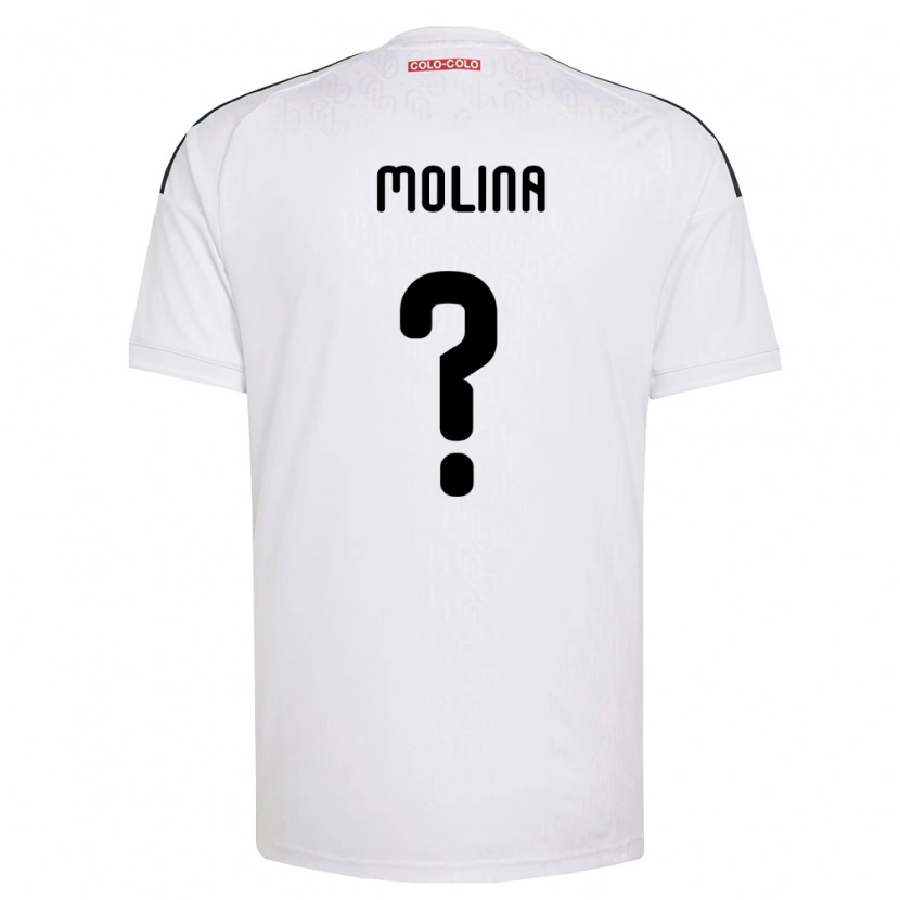 Danxen Mujer Camiseta Byron Molina #0 Blanco Negro 1ª Equipación 2026/27 La Camisa