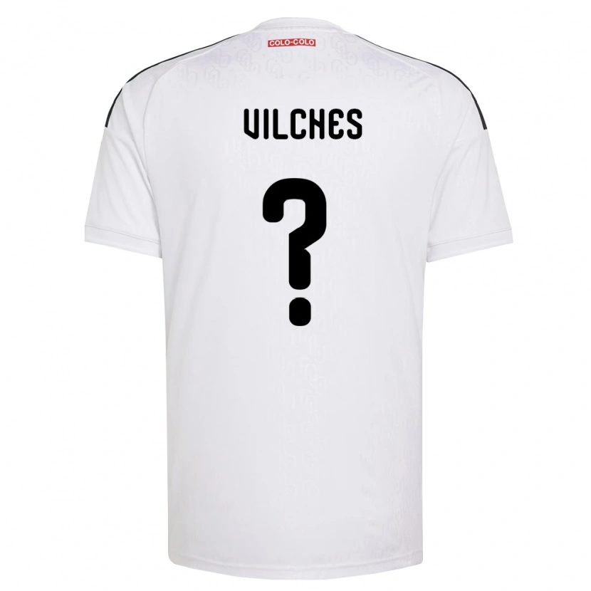 Danxen Mujer Camiseta Patricio Vilches #0 Blanco Negro 1ª Equipación 2026/27 La Camisa