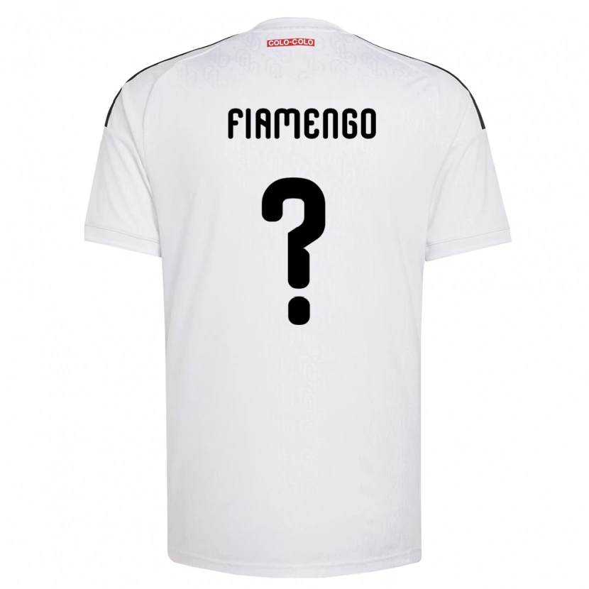 Danxen Mujer Camiseta Darko Fiamengo #0 Blanco Negro 1ª Equipación 2026/27 La Camisa