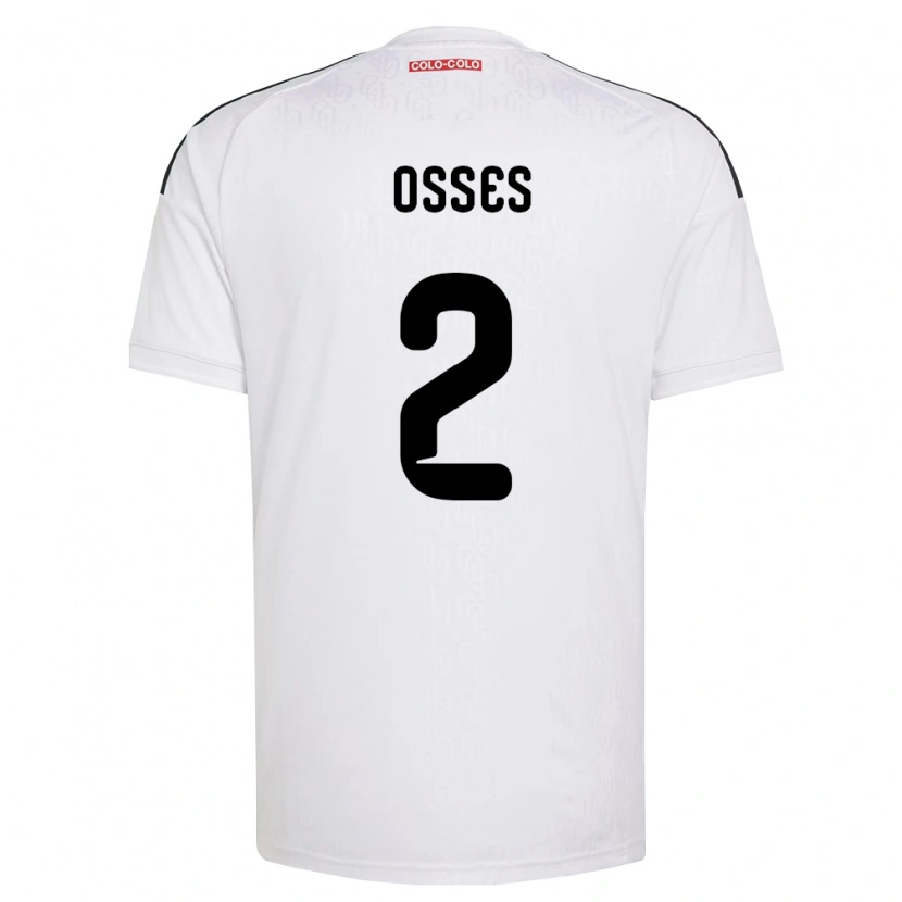 Danxen Mujer Camiseta Martina Osses #2 Blanco Negro 1ª Equipación 2026/27 La Camisa