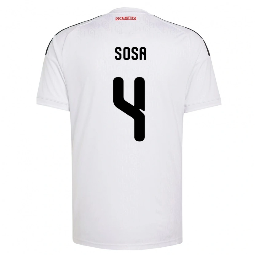 Danxen Mujer Camiseta Joaquín Sosa #4 Blanco Negro 1ª Equipación 2026/27 La Camisa
