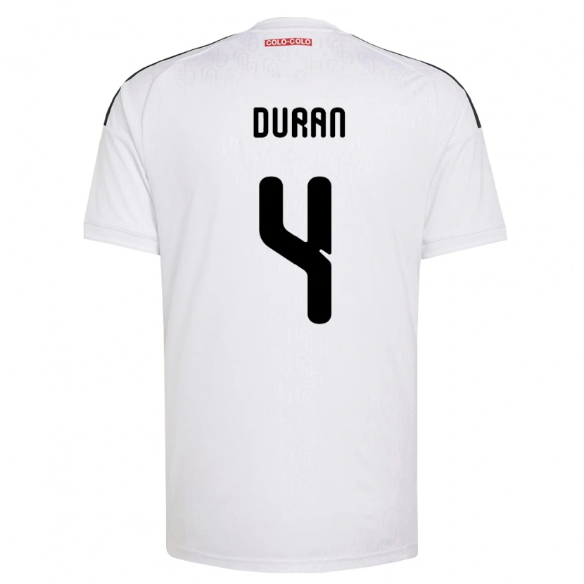 Danxen Mujer Camiseta Elisa Durán #4 Blanco Negro 1ª Equipación 2026/27 La Camisa
