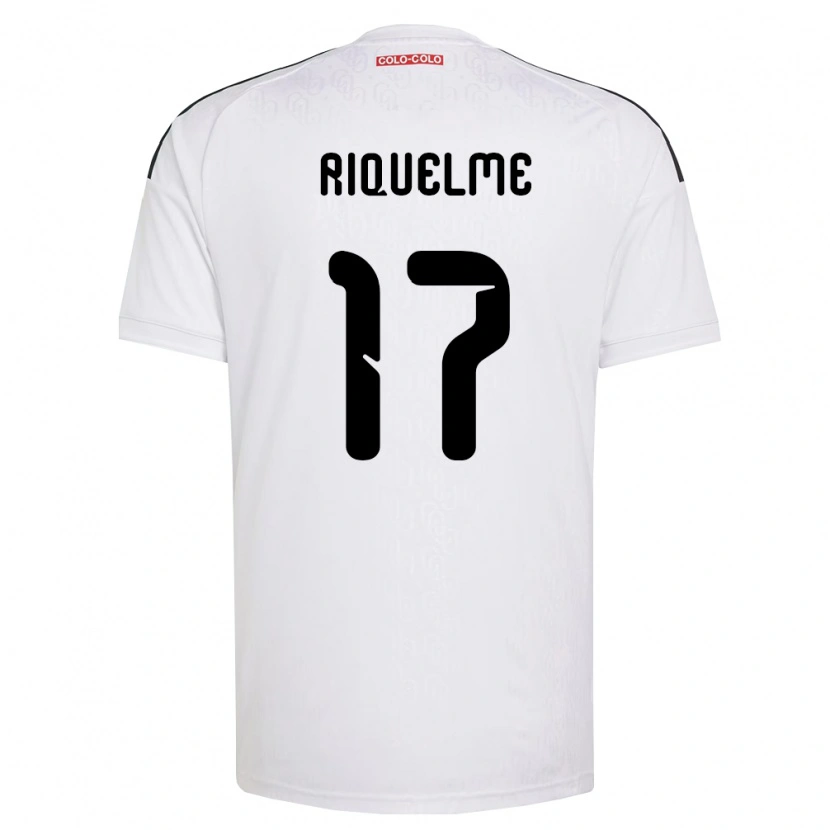 Danxen Mujer Camiseta Cristián Riquelme #17 Blanco Negro 1ª Equipación 2026/27 La Camisa