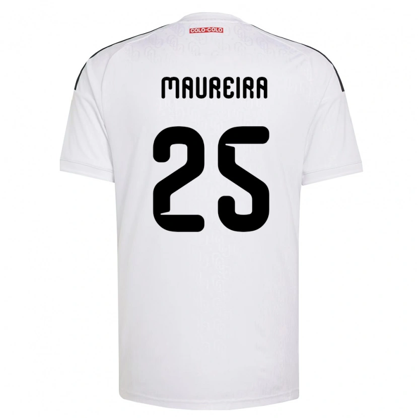 Danxen Mujer Camiseta Gabriel Maureira #25 Blanco Negro 1ª Equipación 2026/27 La Camisa