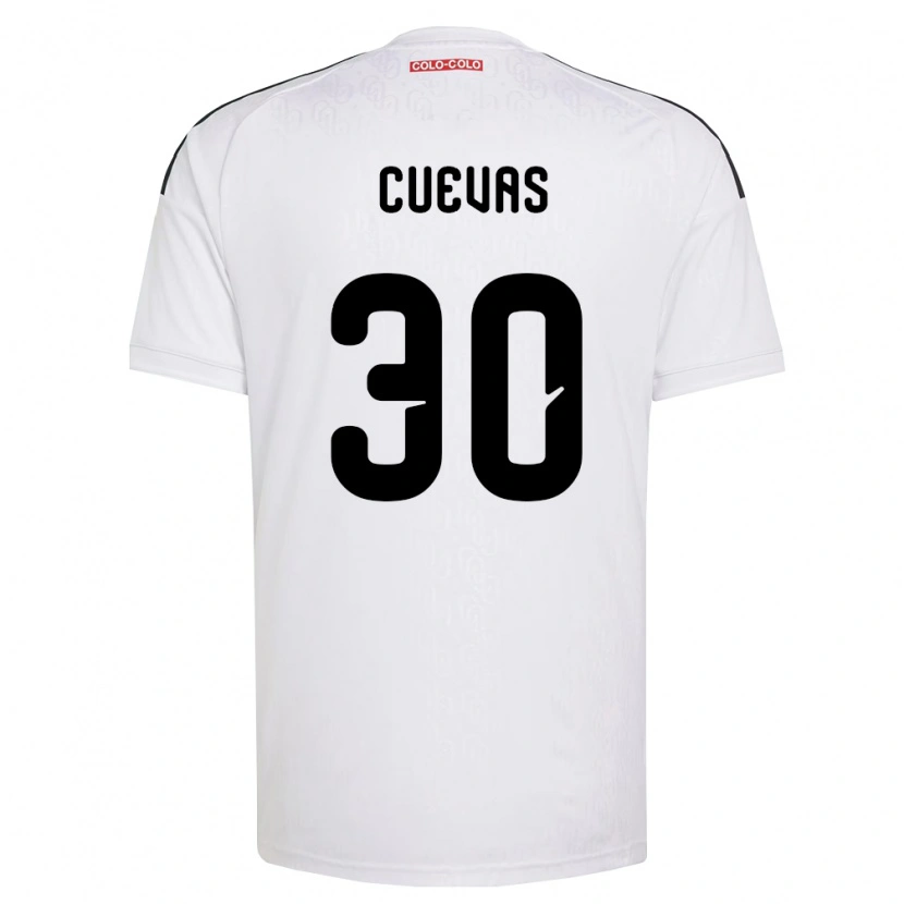 Danxen Mujer Camiseta Yastin Cuevas #30 Blanco Negro 1ª Equipación 2026/27 La Camisa