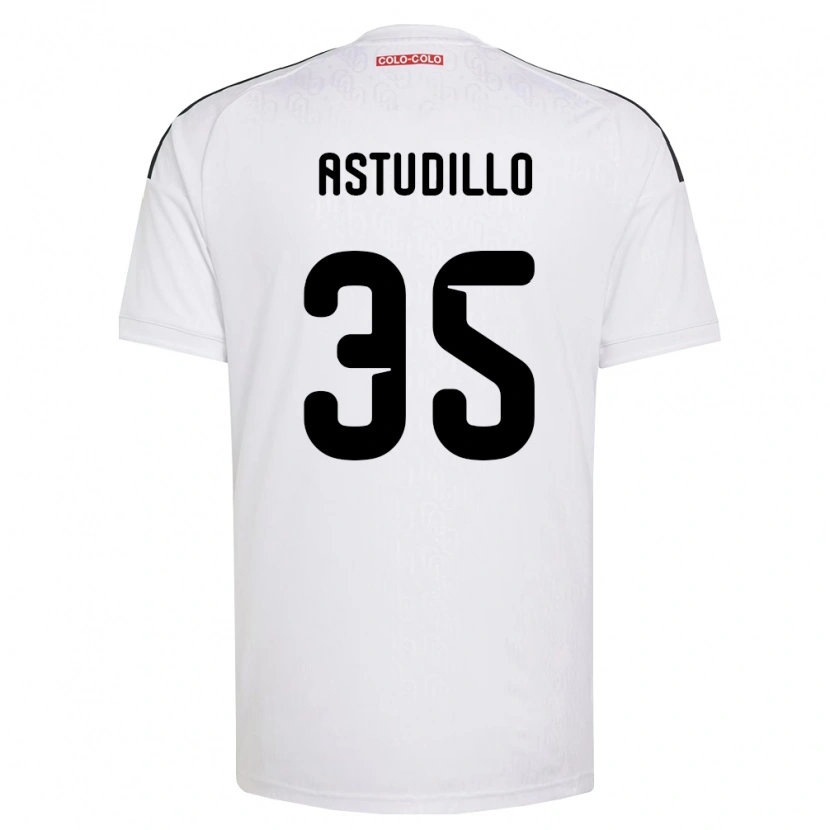 Danxen Mujer Camiseta Jerall Astudillo #35 Blanco Negro 1ª Equipación 2026/27 La Camisa