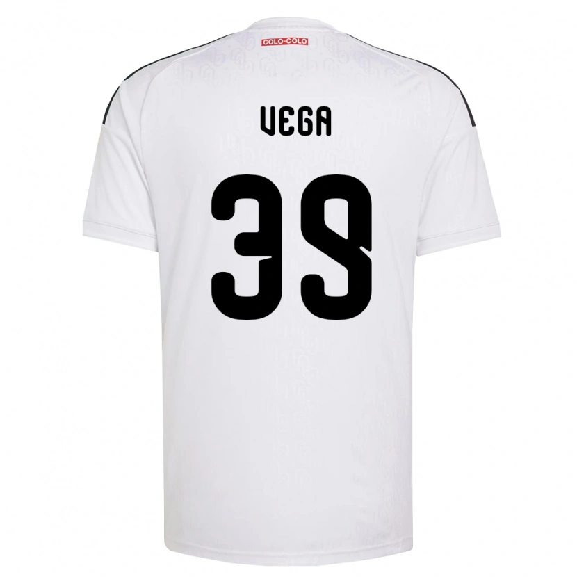 Danxen Mujer Camiseta Sebastián Vega #39 Blanco Negro 1ª Equipación 2026/27 La Camisa